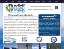 Tablet Screenshot of burdickinc.com